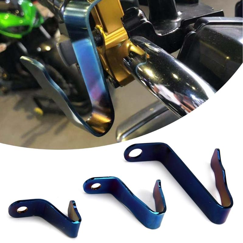 rearviews Mirror Hook Motorcycle Helmets Hook Steel Helmets Holder Simple Installation Bag Storage for Helmets Storage