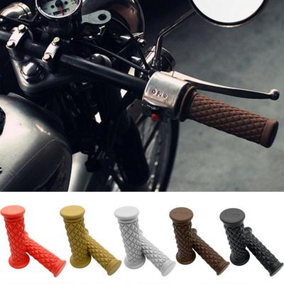 1 Paar Motorradgriffe Rutschfeste Gummi Lenkerenden Gasgriffe 22mm Motorrad Komfort
