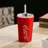 Vysoce hodnotný kelímek na Coca-Colu Velkoobjemový kelímek-imitace termosky se slámkou Studentský kelímek na vodu Velkoobjemový kelímek na kávu Keramický kelímek