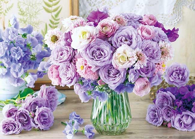 

APPLEONE Elegant Mauve Jigsaw Puzzle x 38 Made in Japan 500-321 500-Piece (53 cm)