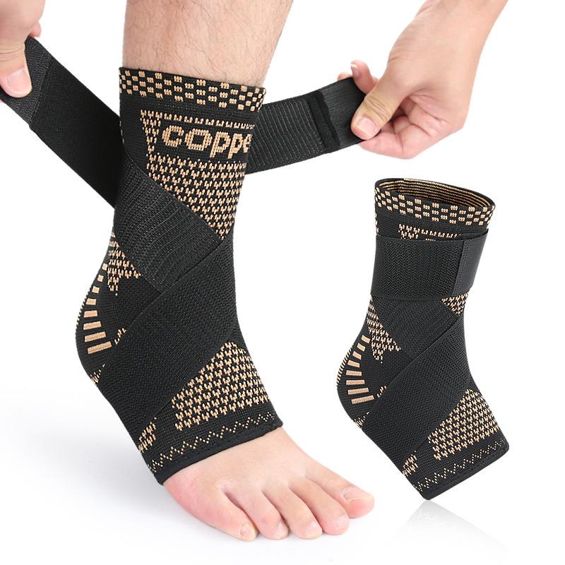 Nylon Knit Elastic Ankle Brace for Sports – Compression Support for Basketball, Running & Mountaineering