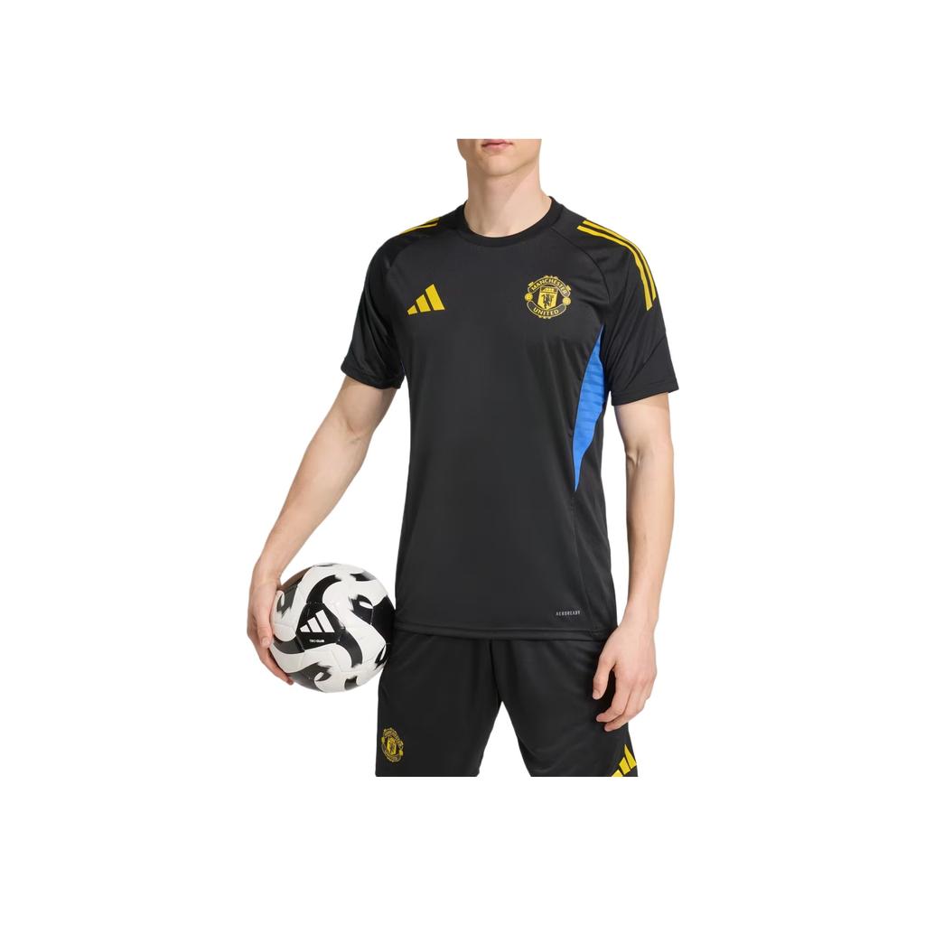 Adidas Tiro 25 Manchester United Slim Fit Short Sleeve Football Shirt Men Tops JP3136