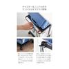 School Bag Storage Rack Tower with Casters 2 Tier Tower Black with Hook Yamazaki Jitsugyo School Bag Rack Wagon Backpack Children's Room Living