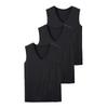Nissen Men's Inner Shirts, Sweat-Absorbing, Quick-Drying, Smooth, Stretch, Deep V-Neck Sleeveless