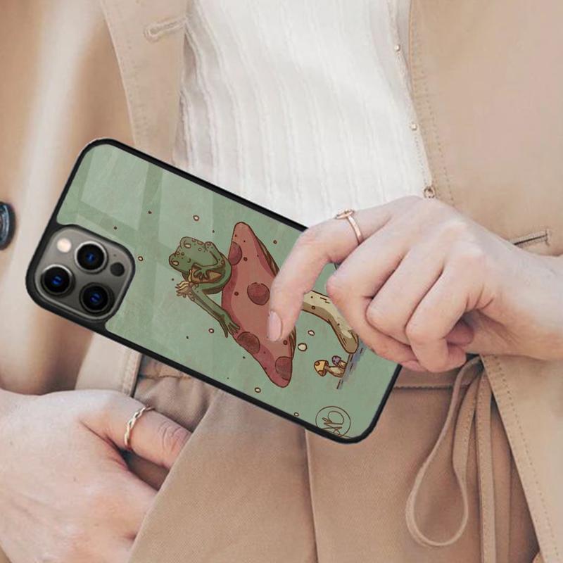Cottagecore Frog Aesthetic Magnetic Phone Case For APPLE iPhone 17 Air 16 14 13 12 Pro Max 15 Plus Wireless Charge MagSafe Cover
