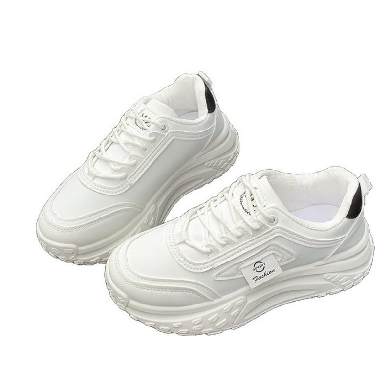 Spring new high-value trendy thick-soled high-profile lightweight wear-resistant casual versatile board shoes dad shoes