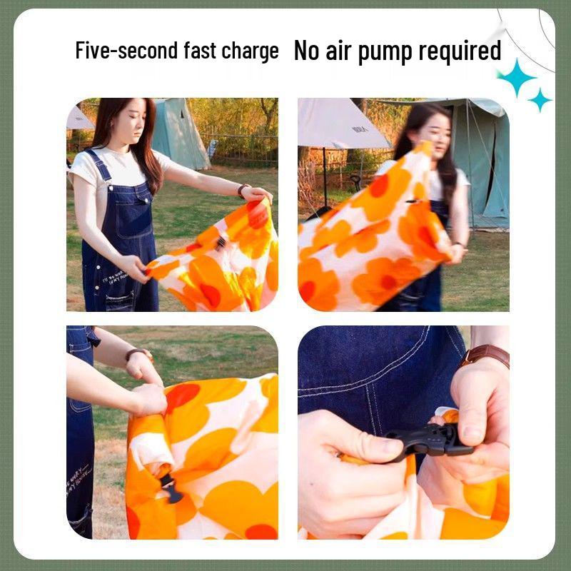 Portable Inflatable Sofa & Air Bed – Outdoor Recliner with Pillow