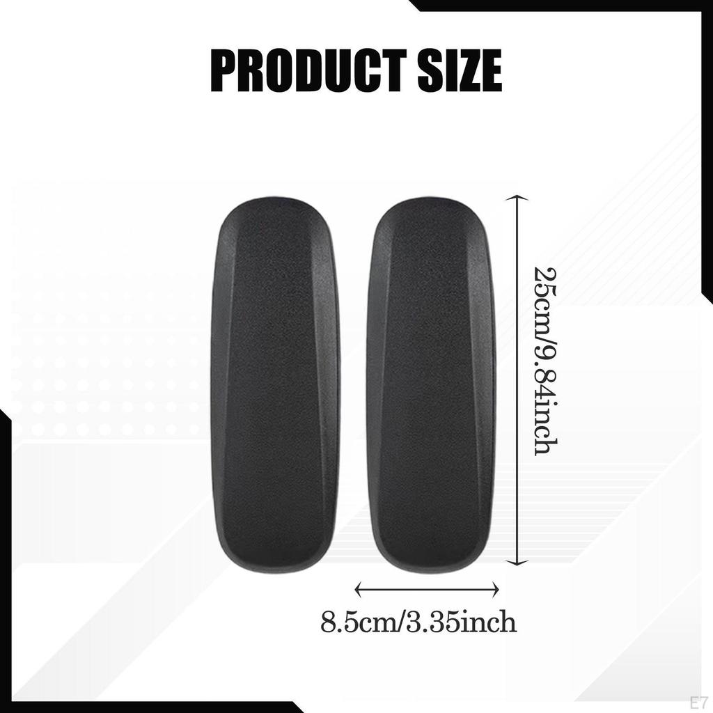 2 Pack Office Chair Armrest Pads, Water Resistant And Scratch PU Leather Universal