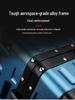 Aluminum Frame Leather Suitcase 20"/28" with Universal Wheels for Men, Women, Students