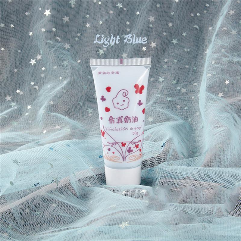 1Pcs (50Ml) Resin Diy Fake Whipped Cream Clay Simulation Cream Gel Antifreeze Mobile Shell Beauty Diy Craft Soft Clay Decoration