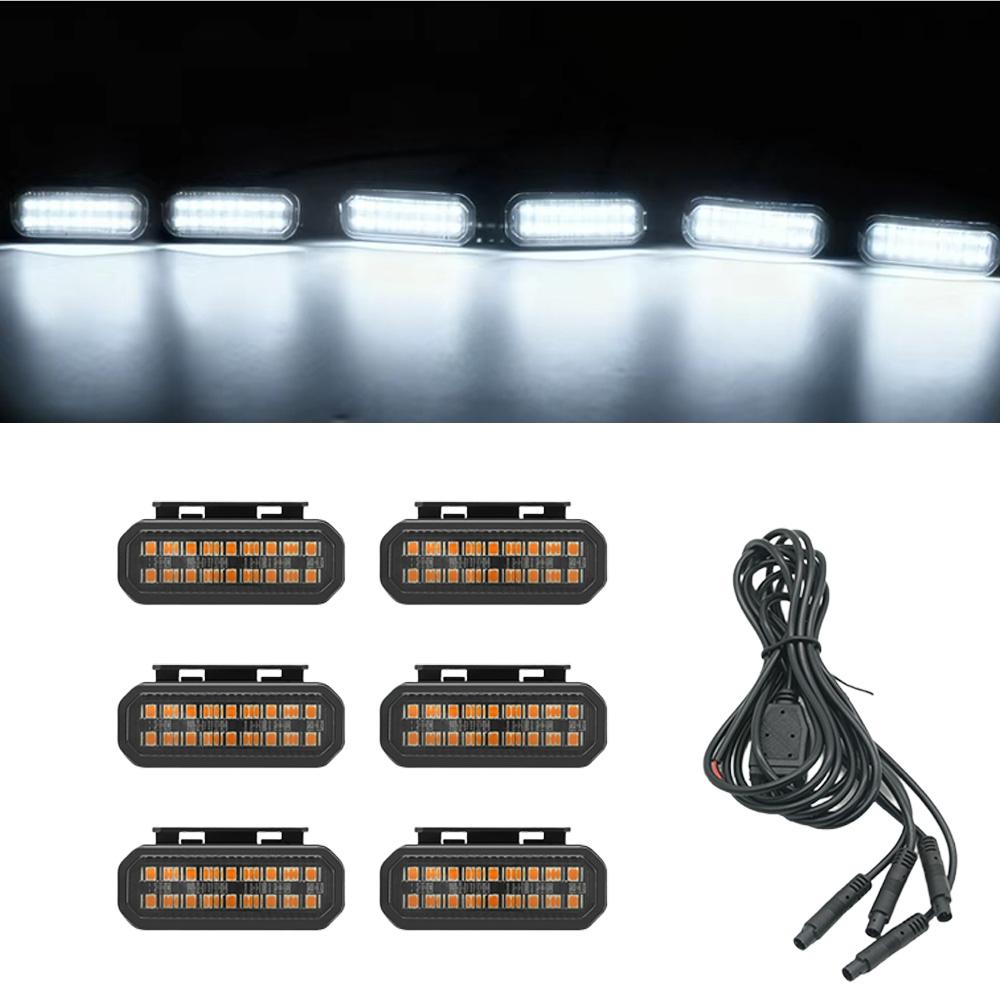 FOR ISUZU D-MAX LED Car Lights Front Grille LED Light Safety Warning Light Harness Car Accessories LED Signal Lamps