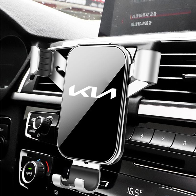 TOPK Car Phone Holder Air Vent Phone Holder Car Universal ABS Bracket For Kia Rio 3 4 K2 K3 X-Line Car Accessories Phone Holder vkcy70