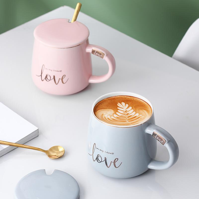 Creative Simple Fashion Ceramic Mug Office Gift Home Cup Coffee Cup Water Cup Couple Breakfast Cup