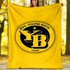 1pc Football Team (26) Theme Blanket - Digital Print, Polyester, Cozy for All Seasons, Perfect for Outdoor, Camping, and Travel
