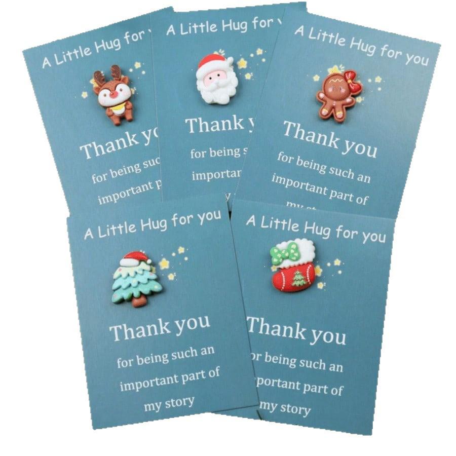 Pocket Hug Santa Claus DIY Card Set