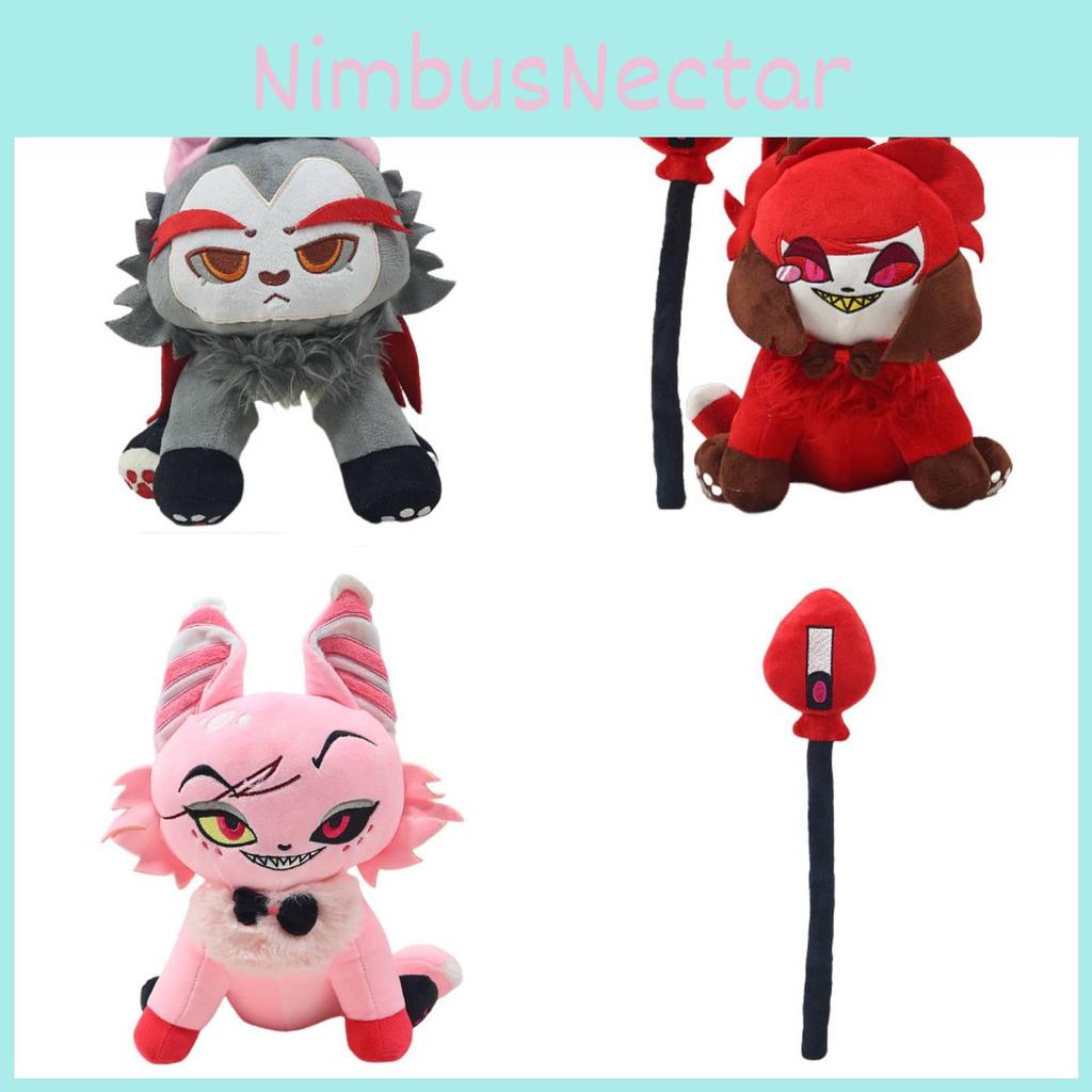 Cat Husk Hotel Plush Toy Stuffed Doll Pp Cotton Filling Anime Gift Fans