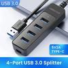 USB 30 Type C Hub 20 Power Adapter 4 Port Multi Splitter Expander High Speed For Computer Accessories Multiple USB Hub