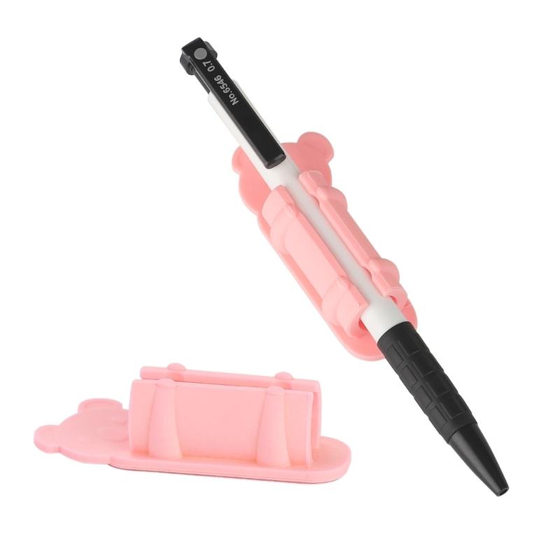 12Pcs Self Adhesive Pen Pencil Holder for Pen Pencil Marker Single Slot Pen Holder for Desk Wall Refrigerator Whiteboard