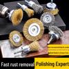 Steel Wire Brush Wheel for Angle Grinder - Rust Removal Polishing Tool
