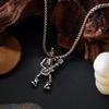 New Dark Wind Halloween Skull Necklace Punk Wind Halloween Death Sickle Necklace Spot.