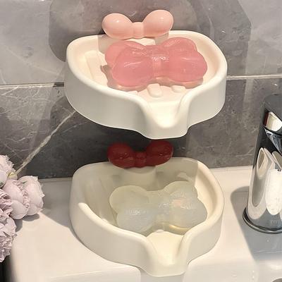 Soap Box Wall Mounted Non Perforated Household Soap Box Bathroom Wall Soap Storage Rack Bathroom Accessories
