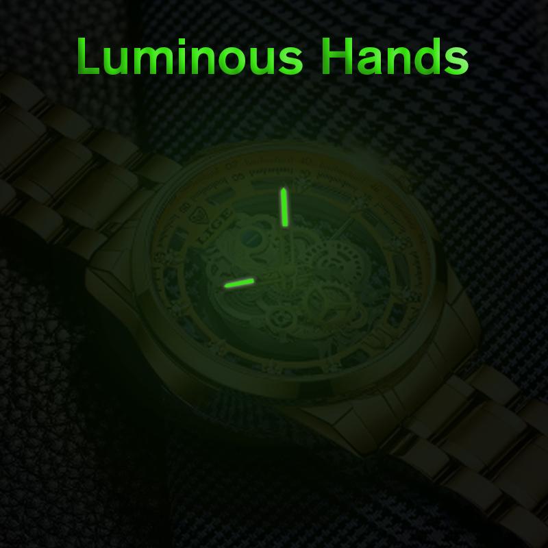 LIGE Military Man Watch Sport Calendar Quartz Watch Men Luxury Chronograph Waterproof Fashion Watches For Men Relogio Masculino