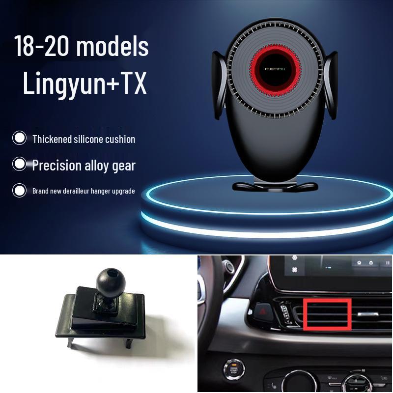 Uchwyt na telefon Exeed/Lingyun/TX/Zhuifeng Lanyue: Uchwyt na kratkę wentylacyjną do samochodu