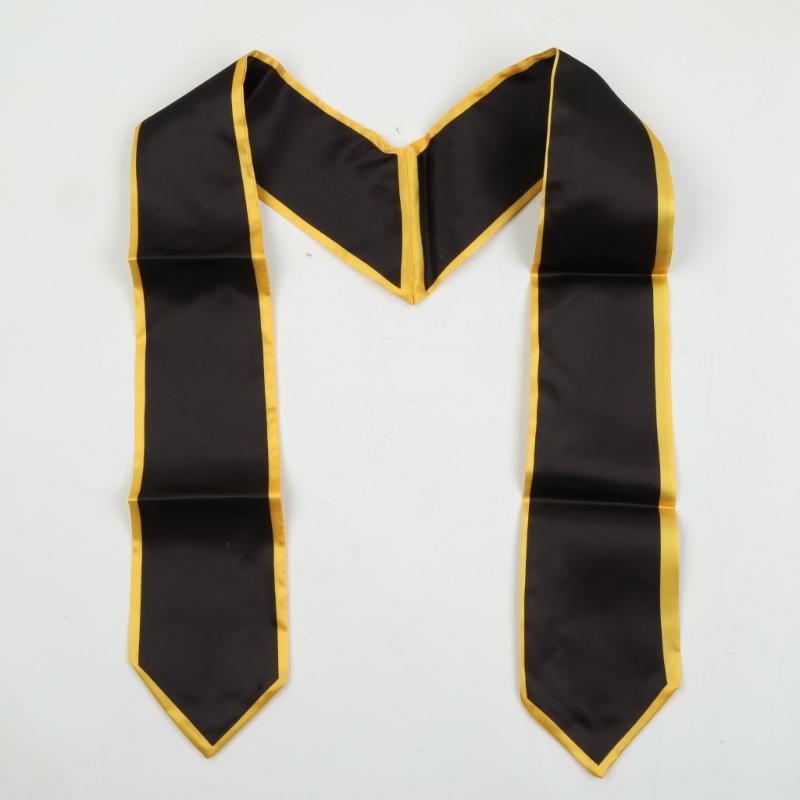 Color Matching Satin Fabric Graduation Stole Happy Graduation Party Accessory