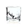 Transparent Glass Wine Mug Refraction of Light Rays Design Wine Whiskey Coffee Cup Household Special-shaped Whiskey Water Cup