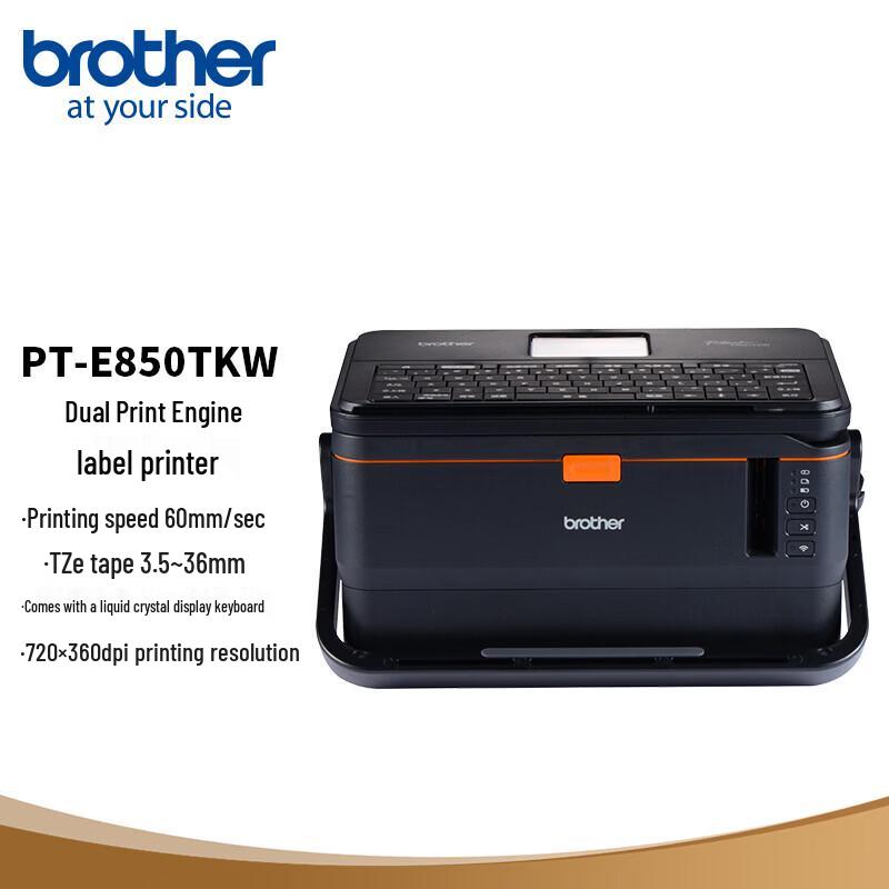 Brother PT-E850TKW Thermal Transfer Label Printer