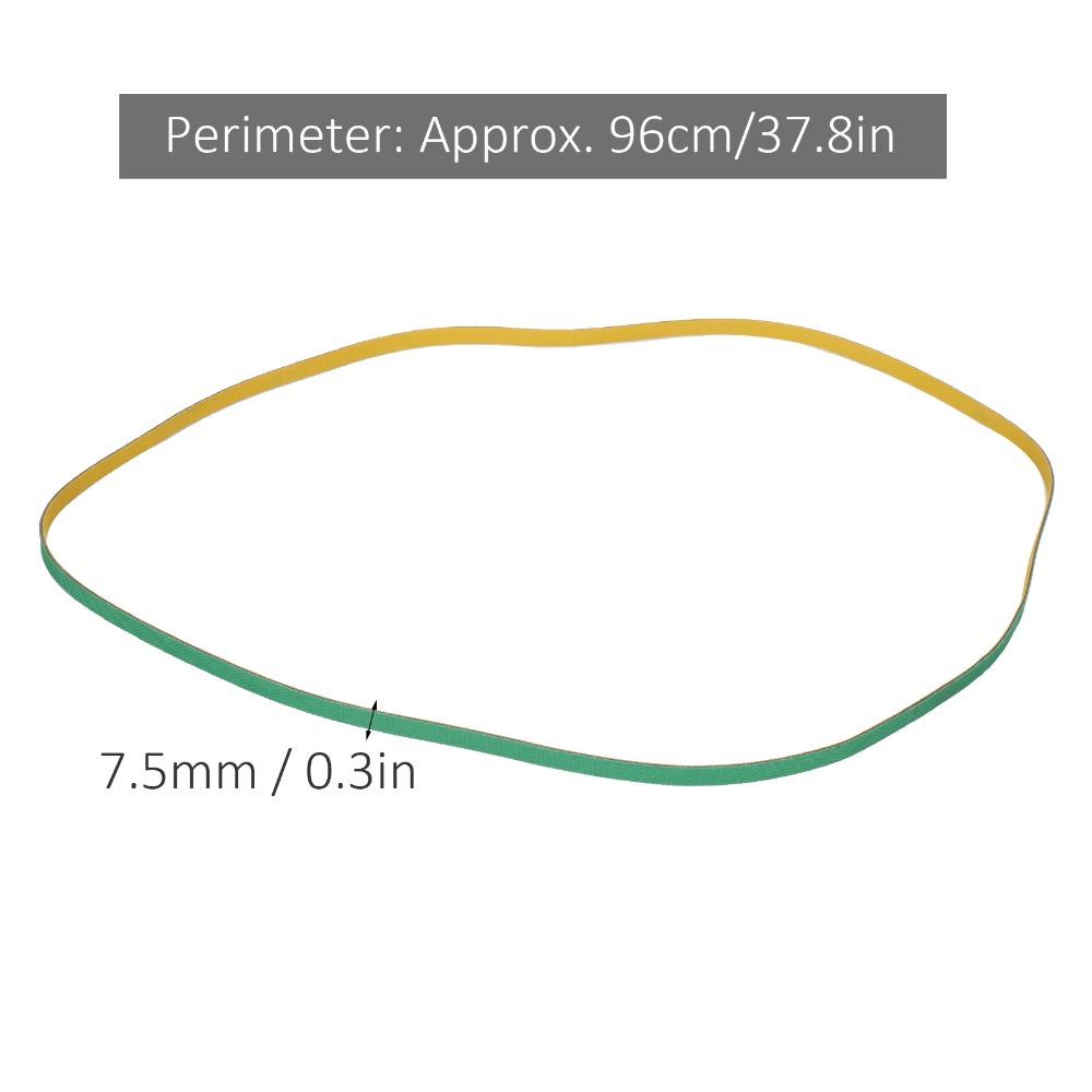 3pcs Artificial Leather Skiving Machine Belt Flat Peeler Belt Parts  For 801 Skiving Machine