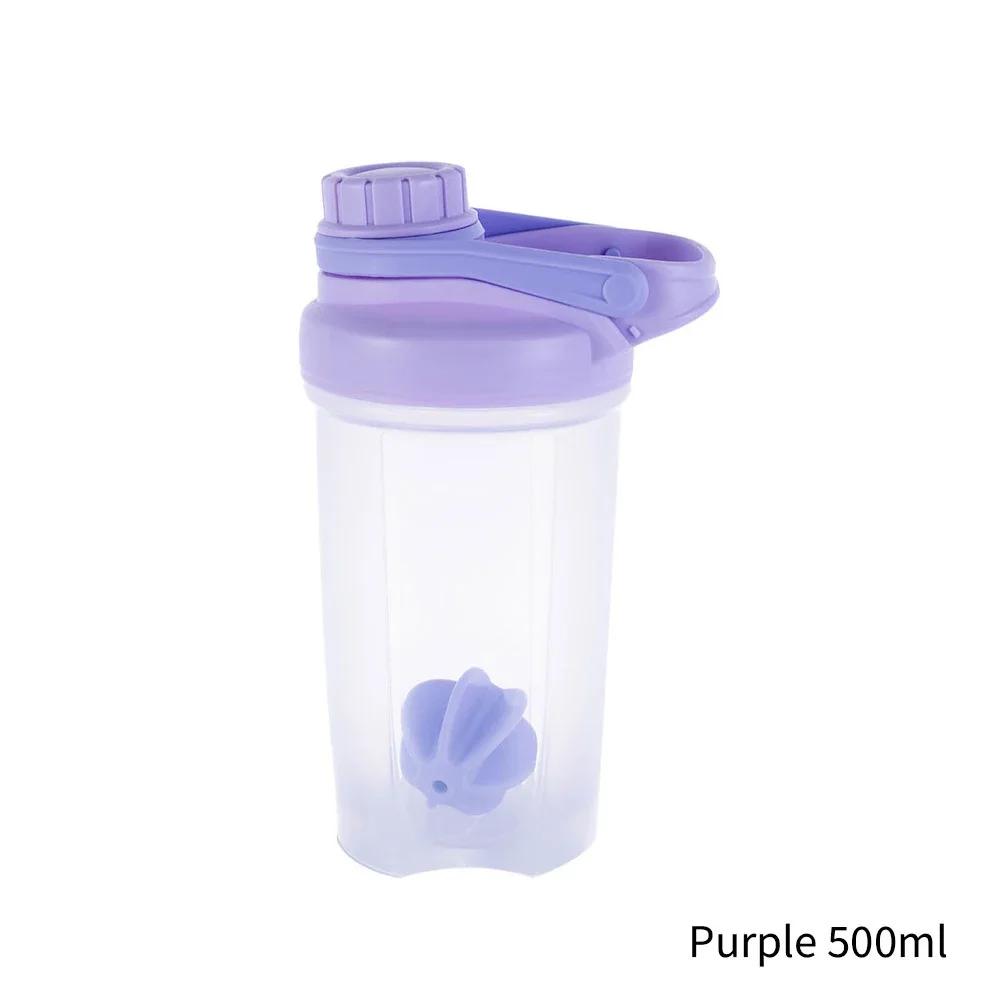 500ml/700ml Tragbare Wasserflasche für Getränke Plastik Auslaufsicher Sportflaschen Proteinshaker Wasserflasche Trinkgeschirr BPA-FREI