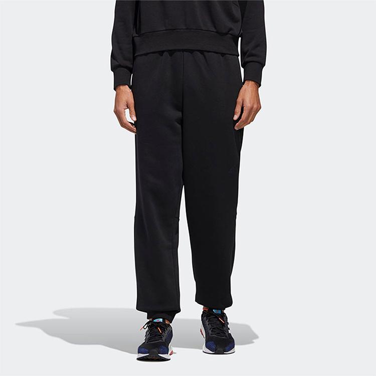 Adidas Casual Tapered Joggers Men Bottoms Black GE0354