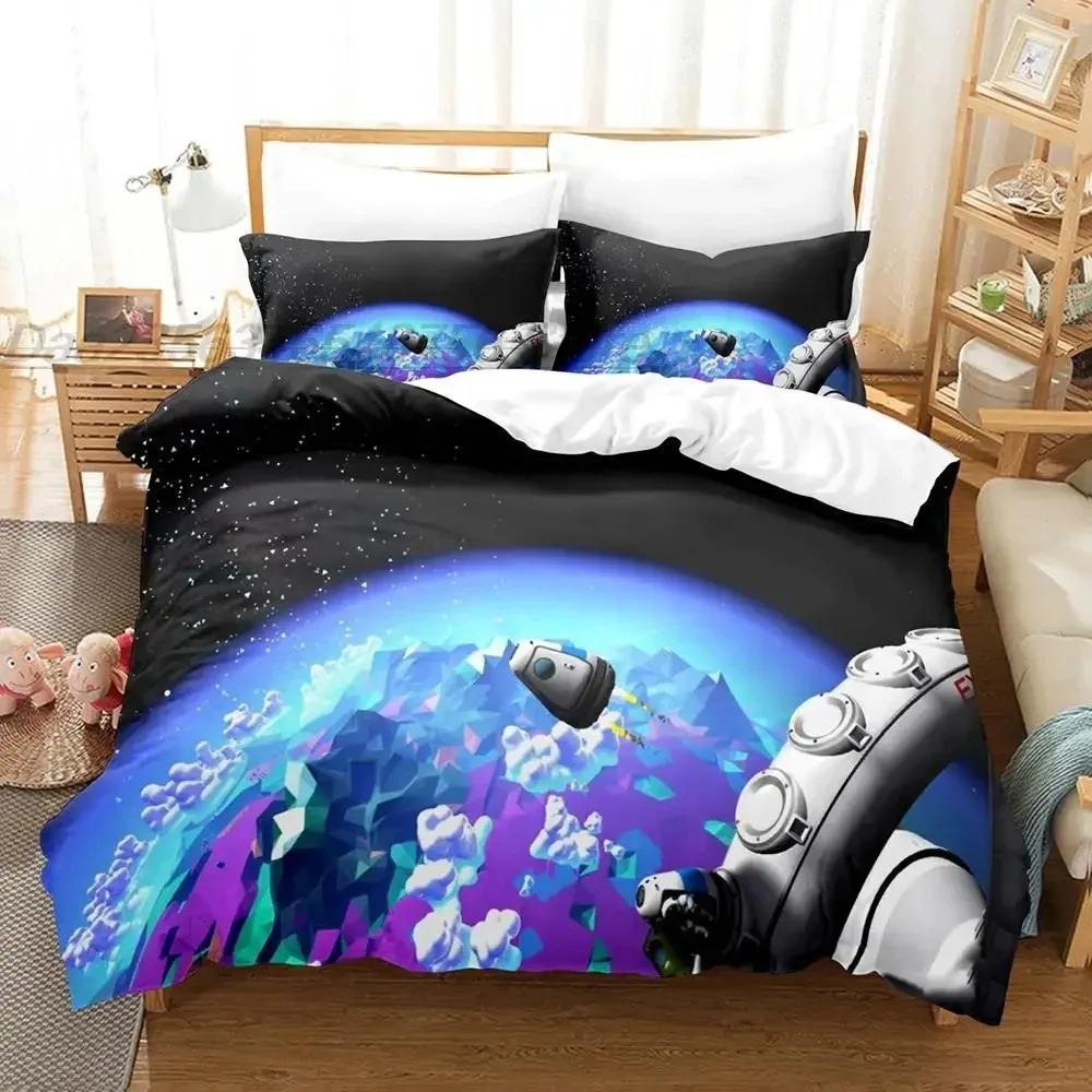 Astroneer Bedding Set Single Twin Full Queen King Size Bed Set Adult Kid Bedroom Duvet cover Sets 3D Print Game bed sheet set