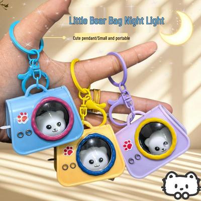 Portachiavi Luce Notturna Orsetto Carino - Ciondolo Luminoso