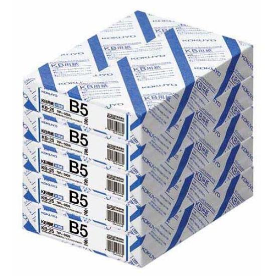 

KOKUYO KB paper 70g B5 1 book (500 sheets) x 5