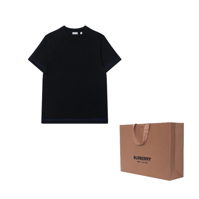Burberry Logo Embroidered Crewneck T-Shirt 80905411