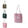 Fashionable Ladies Travel Messenger Handbag Made Of Soft Corduroy Material