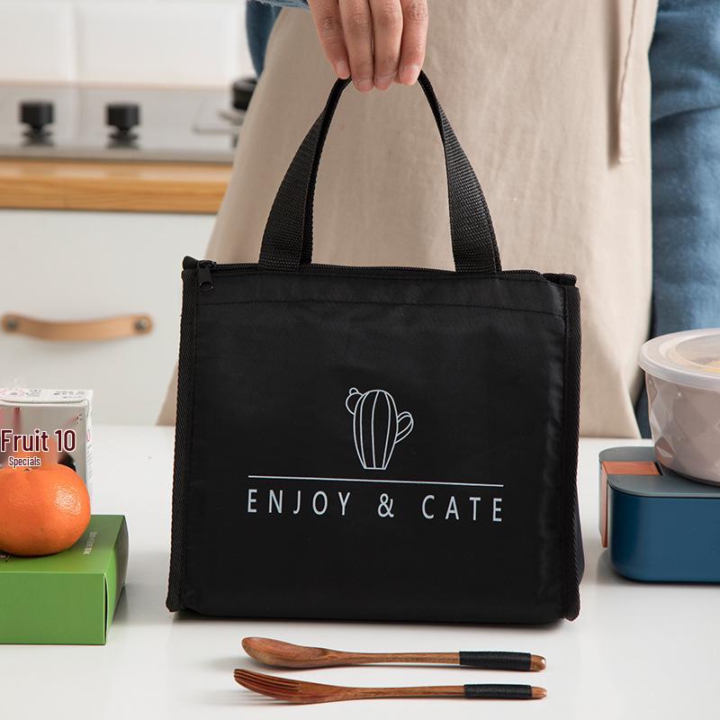 Thickened Waterproof Insulated Oxford Cloth Lunch Handbag