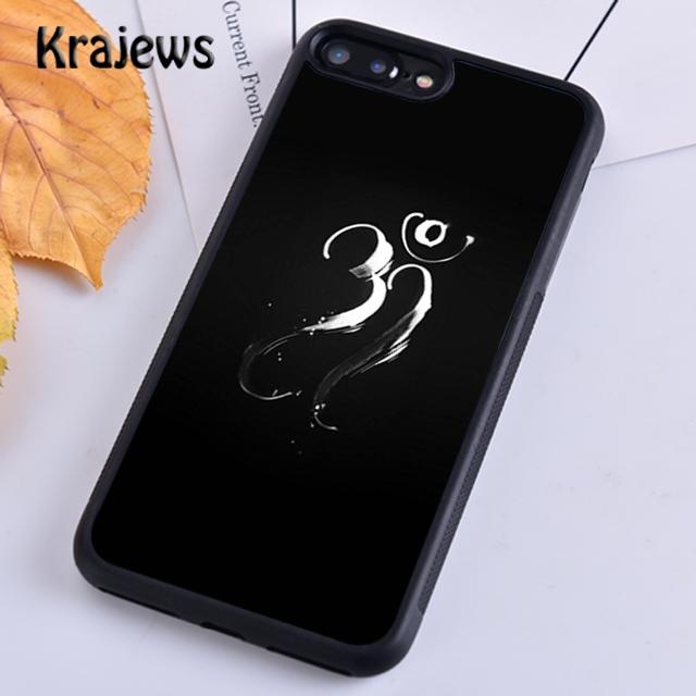 Krajews Aum Om Namaste Symbol Zen Yoga Phone Case Cover For iPhone 14 5 6s 7 8 plus XR XS 11 12 13 pro max Samsung S21 S22ultra