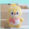 Adorable Plush Penguin Keychain Doll Soft Pp Cotton Gift Blue Pink Gray Yellow