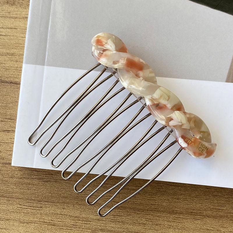 Twisted Hair Comb New Fashion HairClip Side Hair Elegant Hairpin Comb Headside Girl Hair Accessoires Pinzas Para El Cabello