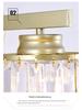 American Modern Crystal Wall Lamp - Elegant Bedroom and Living Room Lighting Fixture