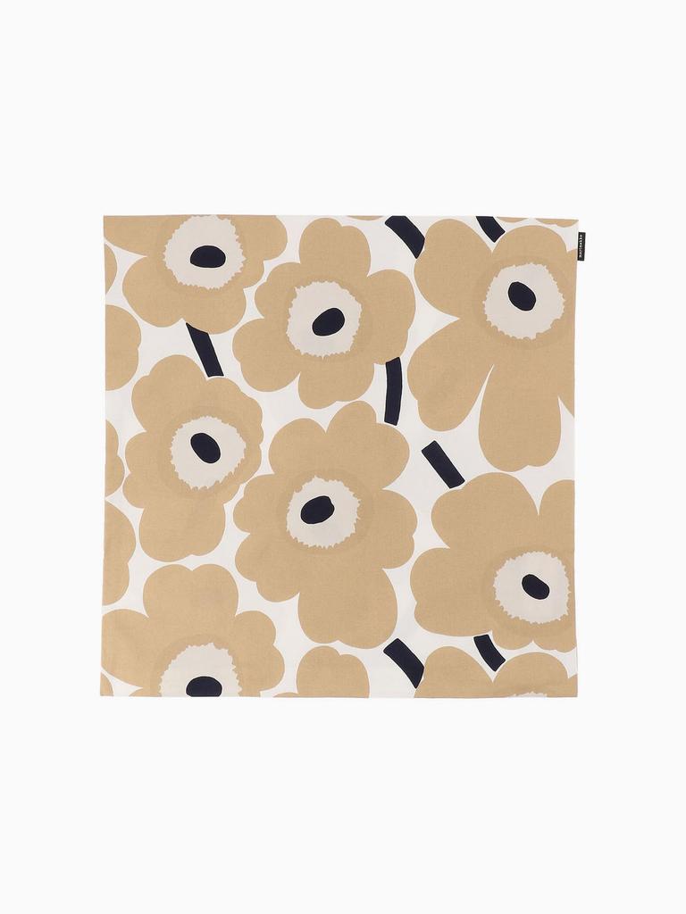 Capa de Almofada Marimekko Pieni Unikko, 50x50cm, Feminina, 52_1_52209469251, Off-White x Bege