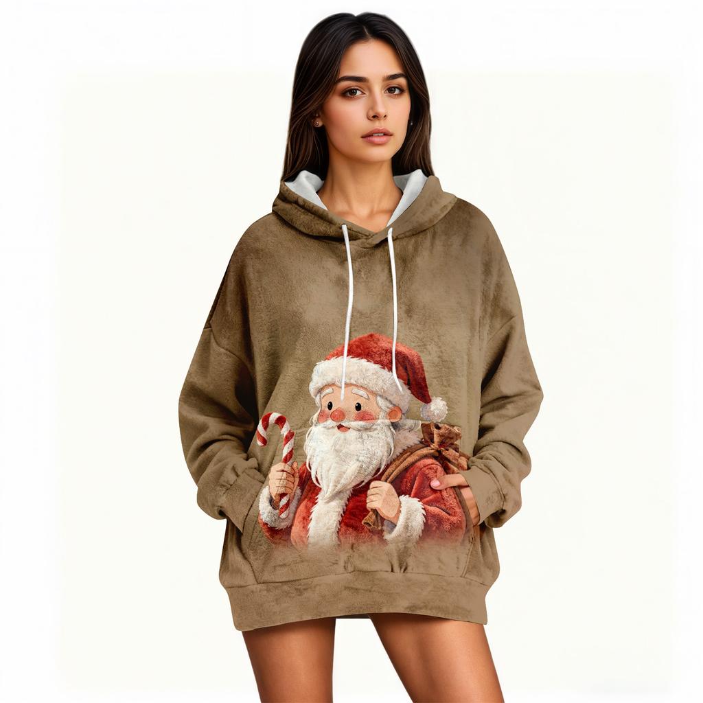 Hoodies für Damen Oversized Winter Plüsch Niedliche Sweatshirts Pullover Trendige Herbst Winter Kleidung