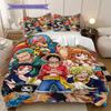 One Piece Anime Puzzle Soft Comfortable Duvet Cover, Children's Bedding Set Gift, Various Sizes Available LXR156