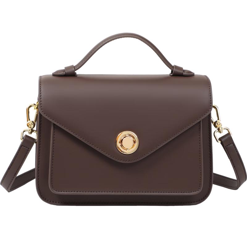 Viney Light Luxury Cowhide Messenger Bag