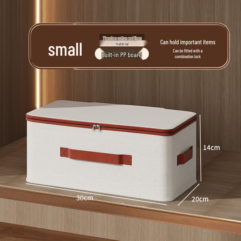 Kationisk oppbevaringsboks i mykt lokkstoff: Garderobeorganisator med stor kapasitet og lås