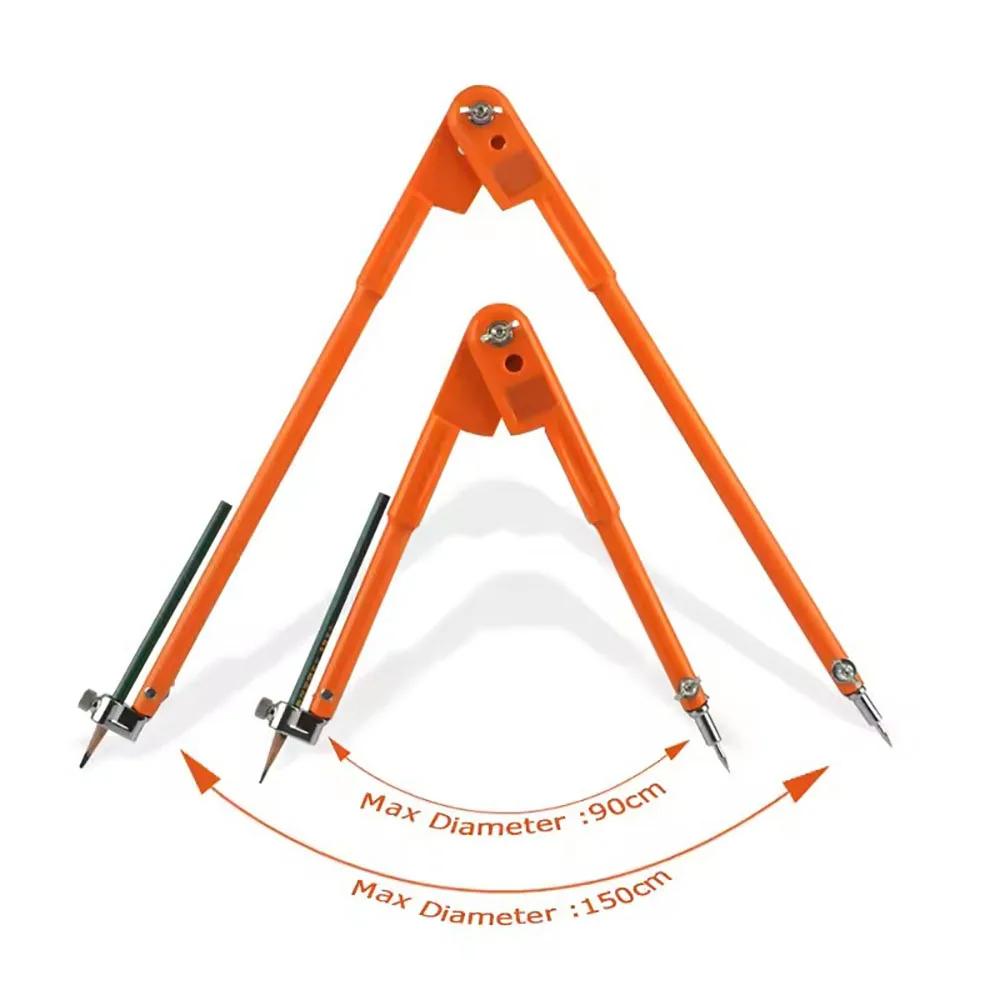 Professional Woodworking Pencil Compass, Marker Pen, Adjustable Radius, Large Compass, Woodworking Compass, Marking Tool