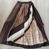 Used eimy istoire Geometric Scarf Asymmetrical Skirt
